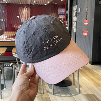 Outdoor Quick Dry Lightweight Baseball Cap, Sun Protection Unisex Summer Hat, Hiking Running Casual Breathable