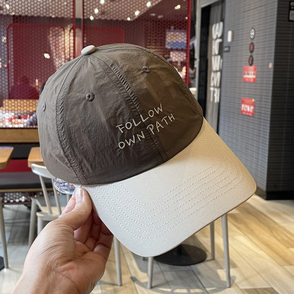 Outdoor Quick Dry Lightweight Baseball Cap, Sun Protection Unisex Summer Hat, Hiking Running Casual Breathable