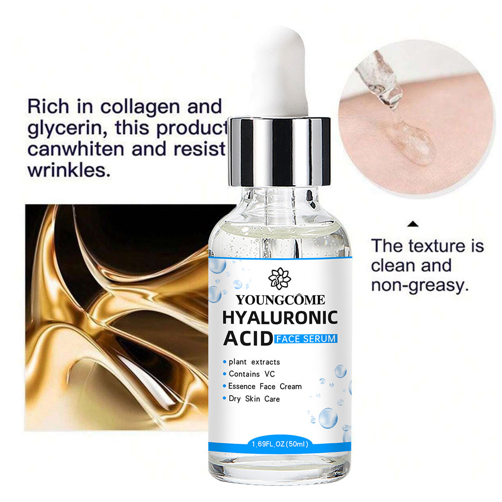 Hyaluronic Acid Facial Essence, Deep Moisturizing Korean Skin Care, Facial Skin Essence for Hydration and Radiance