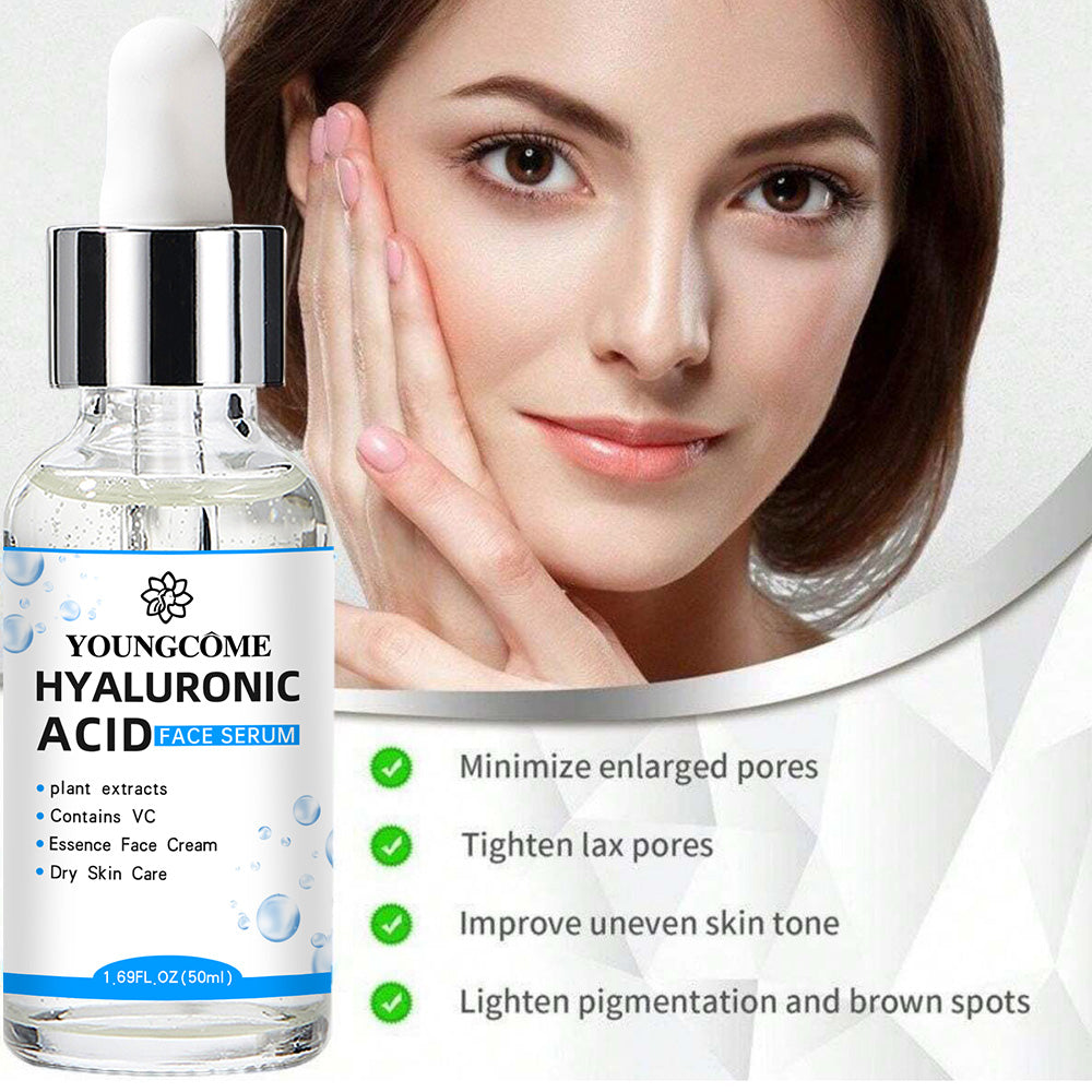 Hyaluronic Acid Facial Essence, Deep Moisturizing Korean Skin Care, Facial Skin Essence for Hydration and Radiance