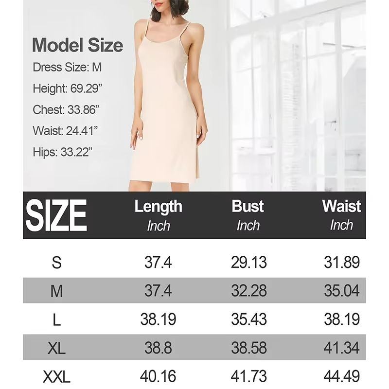 Womens Elegant Solid Sling Dress Compression Slip Sleeveless Backless Sleepwear 5