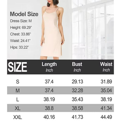 Womens Elegant Solid Sling Dress Compression Slip Sleeveless Backless Sleepwear 5