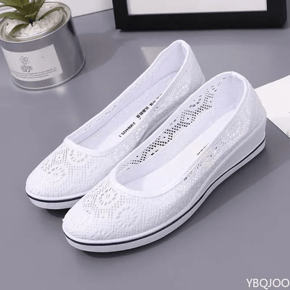 Breathable Mid Wedge Flats For Women Comfortable Summer Heel 2