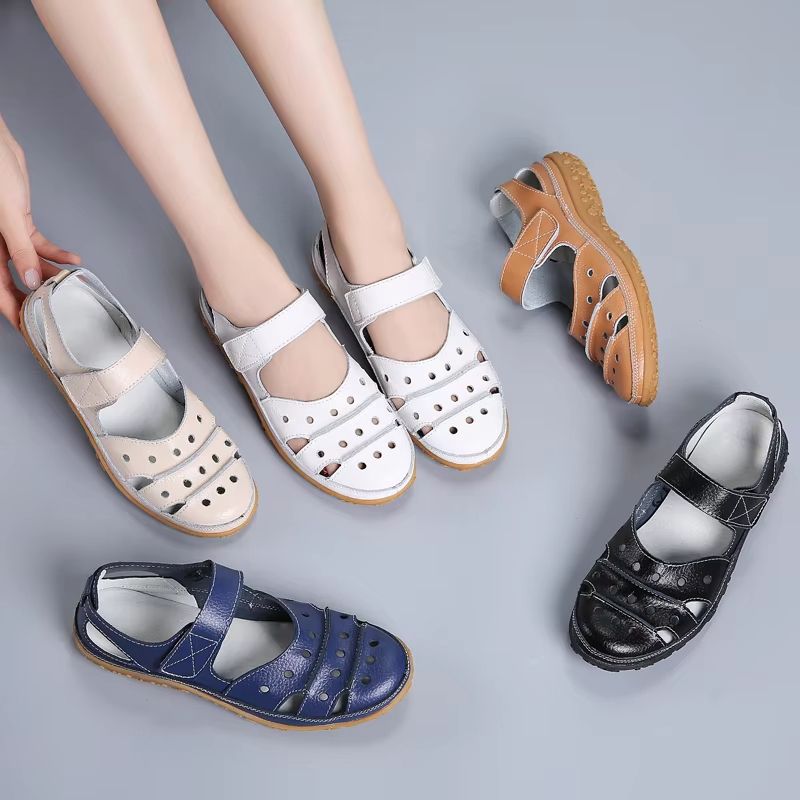 Womens 100 Percent Cowhide Casual Sneakers Large Size Vulcanized Shoes 5