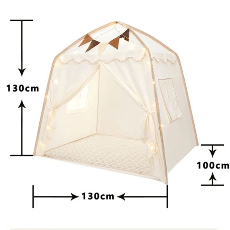 Kids Princess Castle Play Tent Indoor Outdoor Playhouse 5