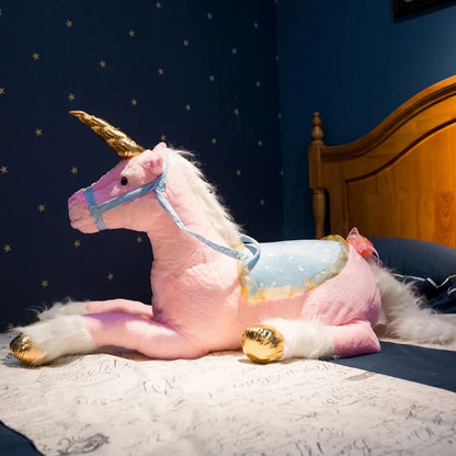 Large 100 Cm Unicorn Plush Toy Soft Stuffed Animal For Kids 1