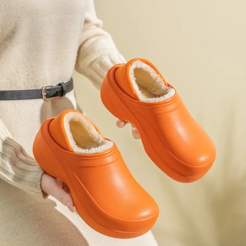 Winter Furry Slippers For Women And Men With Warm Plush Lining 1