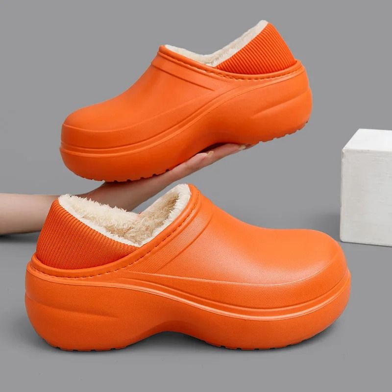 Winter Furry Slippers For Women And Men With Warm Plush Lining 5