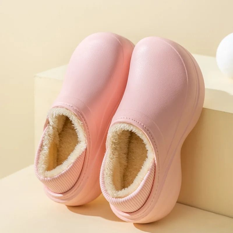 Winter Furry Slippers For Women And Men With Warm Plush Lining 7