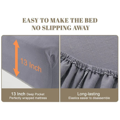 Organic Cotton Grounding Fitted Sheet With Silver Fiber Enhanced Wellness 3
