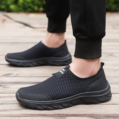 Men Lightweight Breathable Slip On Casual Outdoor Walking Shoes 4