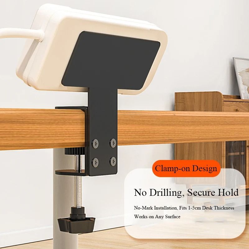 Under Desk Power Strip Holder And Cable Management Tray 1