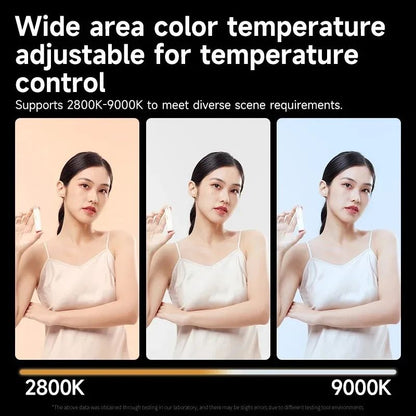 Portable Bi Color LED Camera Light With Rechargeable Battery 4