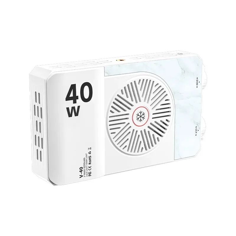 Portable Bi Color LED Camera Light With Rechargeable Battery 5