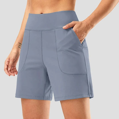 Women Seamless High Waist Sport Shorts With Tummy Control Scrunch Design 1