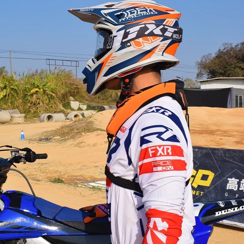 Heavy Duty Motorcycle Neck Protection Brace For Riding Safety 4
