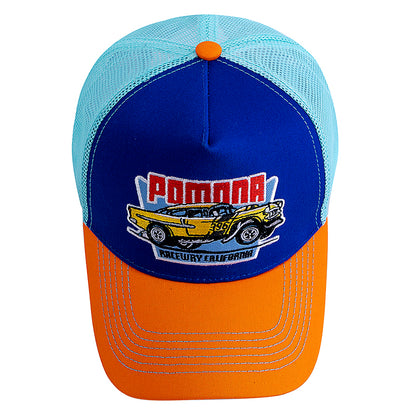 Breathable Mesh Trucker Hat for Men Women, Hot Sale Unisex Summer Cap, Big Truck Embroidered Snapback Outdoor Hat