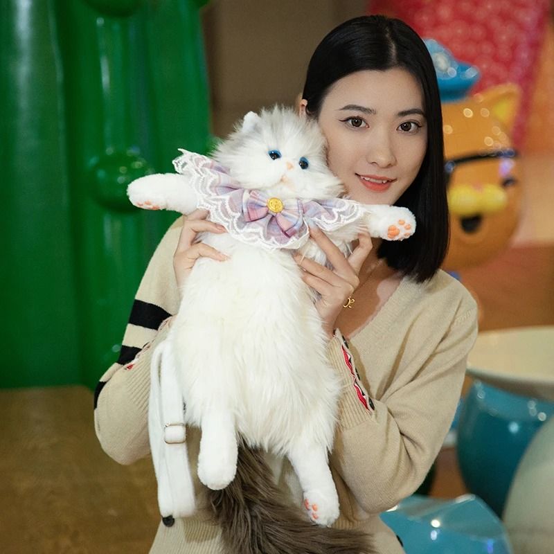 Plush Cat Style Backpack Made For Fun And Practical Use 1