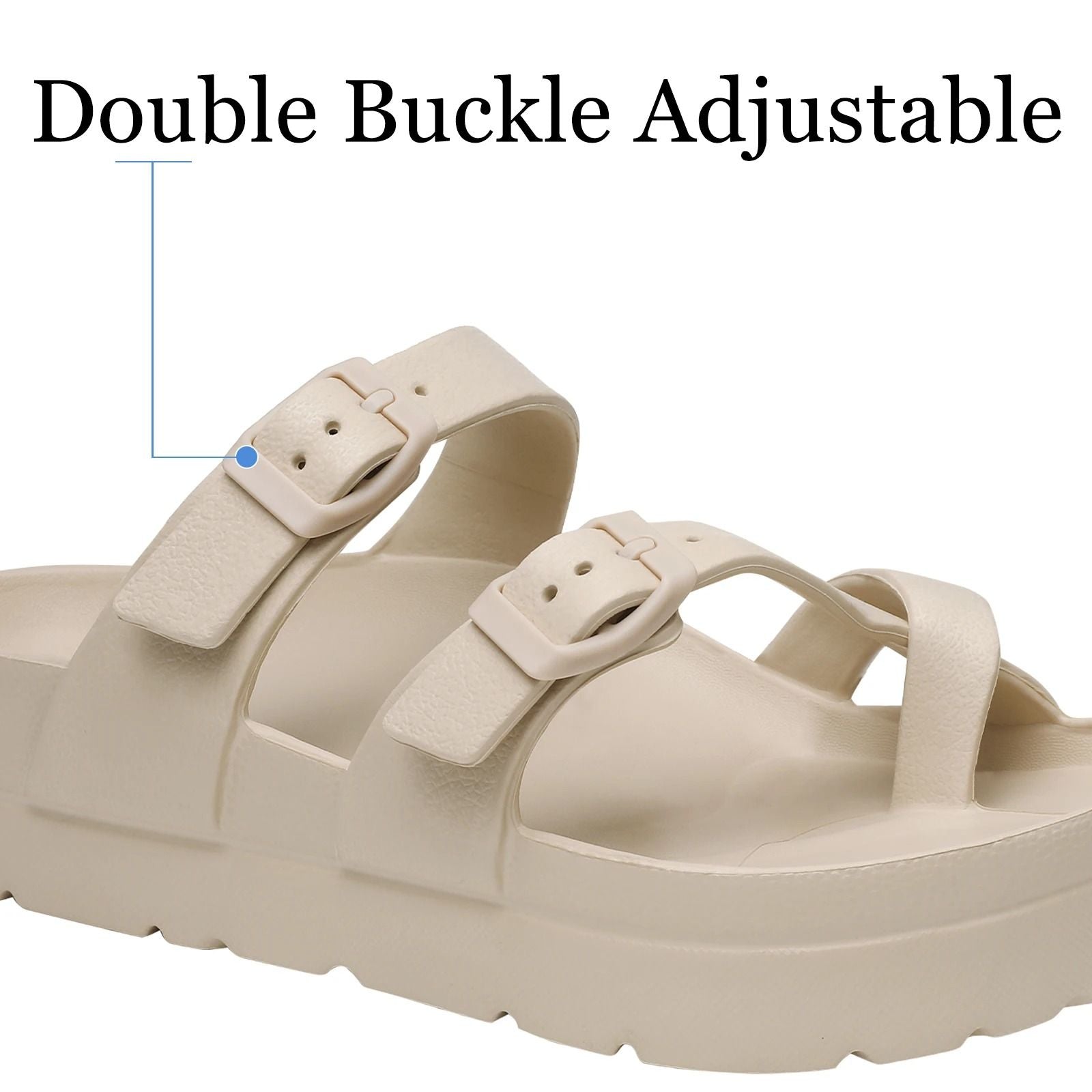 Comfortable Womens Sandals Soft EVA Nonslip Flip Flops For Summer Wear 2