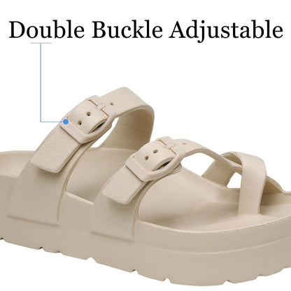 Comfortable Womens Sandals Soft EVA Nonslip Flip Flops For Summer Wear 2
