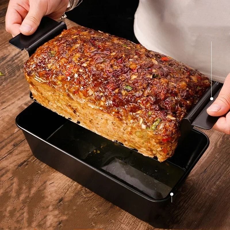 Premium Rectangular Loaf Baking Pan with Removable Rack