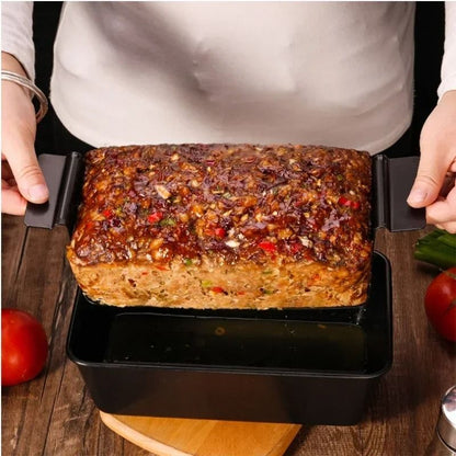 Premium Rectangular Loaf Baking Pan With Removable Rack 1