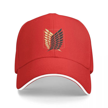 Attack On Titan Shingeki No Kyojin Baseball Cap Anime Snapback Sun Hat For Men Women Hip Hop Breath 10