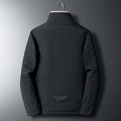 Mens Windproof Warm Fleece Jacket Winter Outdoor Coat 3