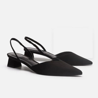 Women Slingback Toe Cap Gladiator Sandals Slip On Heels For Office And Casual 4