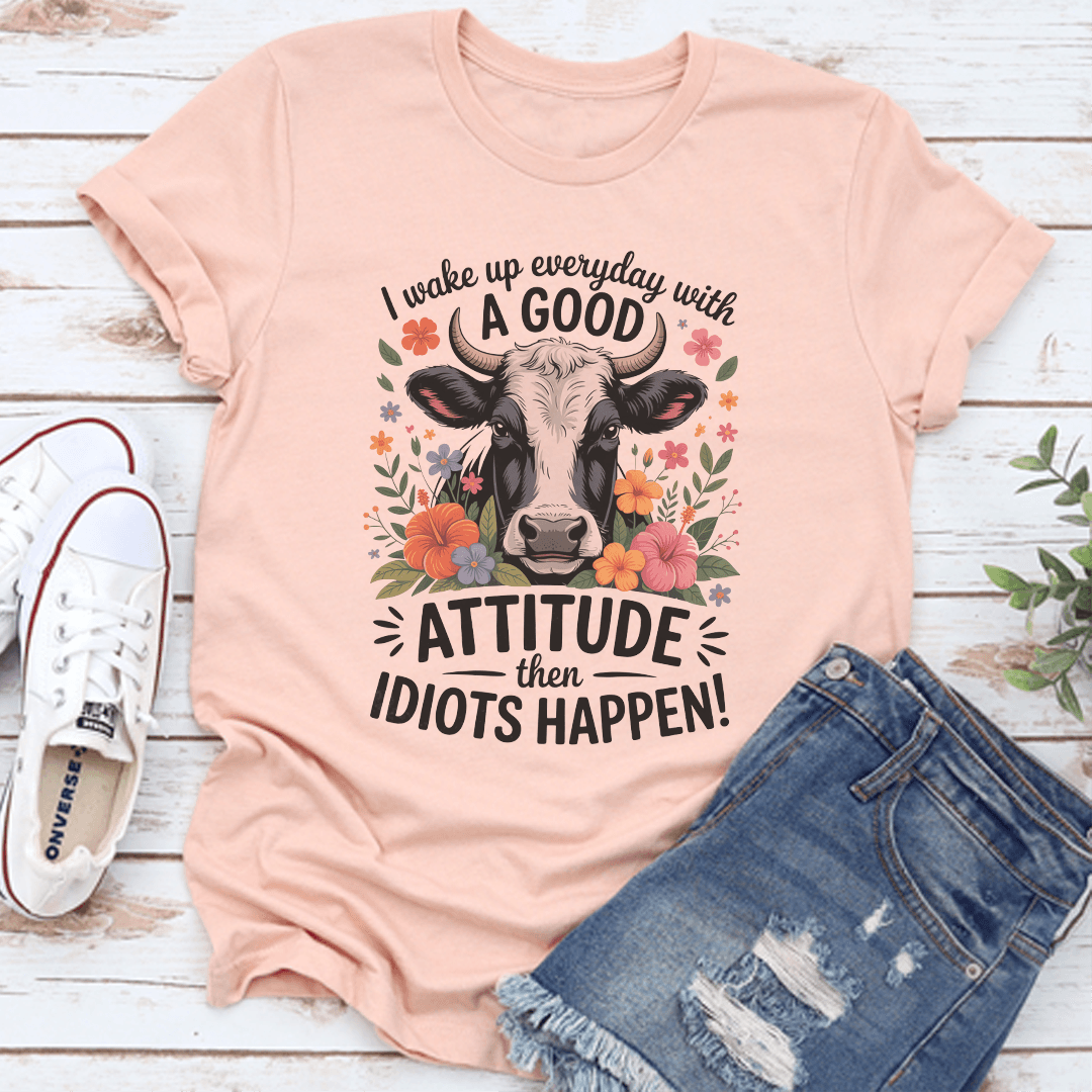 I Wake Up Everyday With A Good Attitude Tee