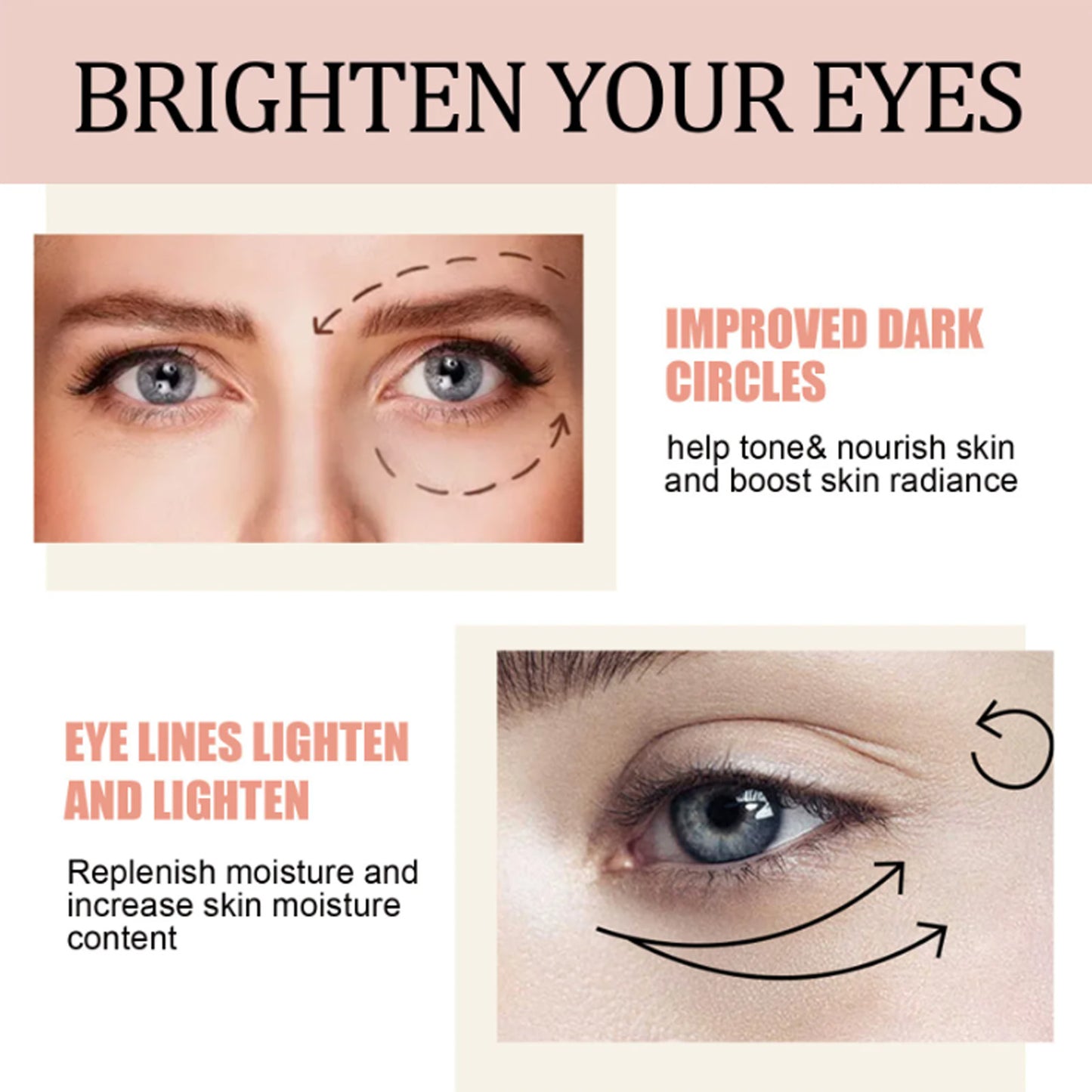 Retinol Eye Cream Stick Firming Lifting Fine Line Treatment Fade Dark Circles Eye Bag Repair Anti P 2