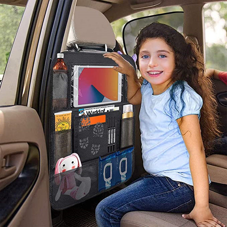 Oxford Cloth Car Storage Bag, Vehicle Seat Back Organizer Pouch for Car Seat Storage Pocket, Accessories