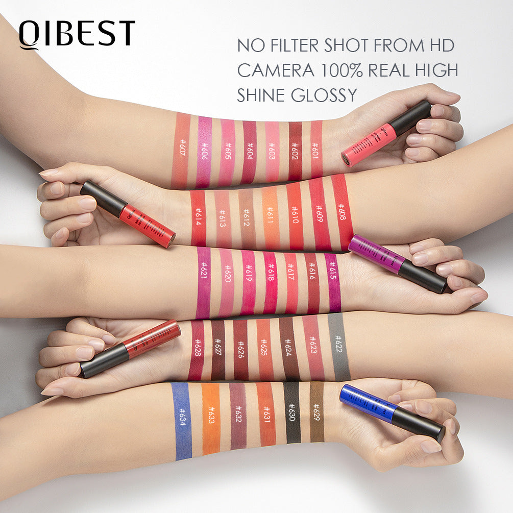 Sexy Matte Liquid Lipstick, Velvet Lip Gloss Tint Tube Matte, Pigment Makeup, Cosmetics Lipsticks for Long Wear
