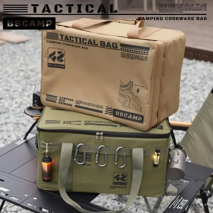 Large Capacity Outdoor Folding Storage Bag Waterproof Portable Camping  Picnic Organizer 3
