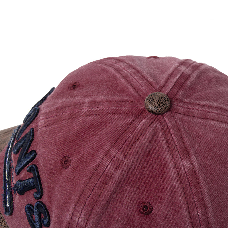 PU Leather Baseball Cap Men, Letter Embroidery Women's Caps, Summer Casual Unisex Sun Visor Hat Adjustable