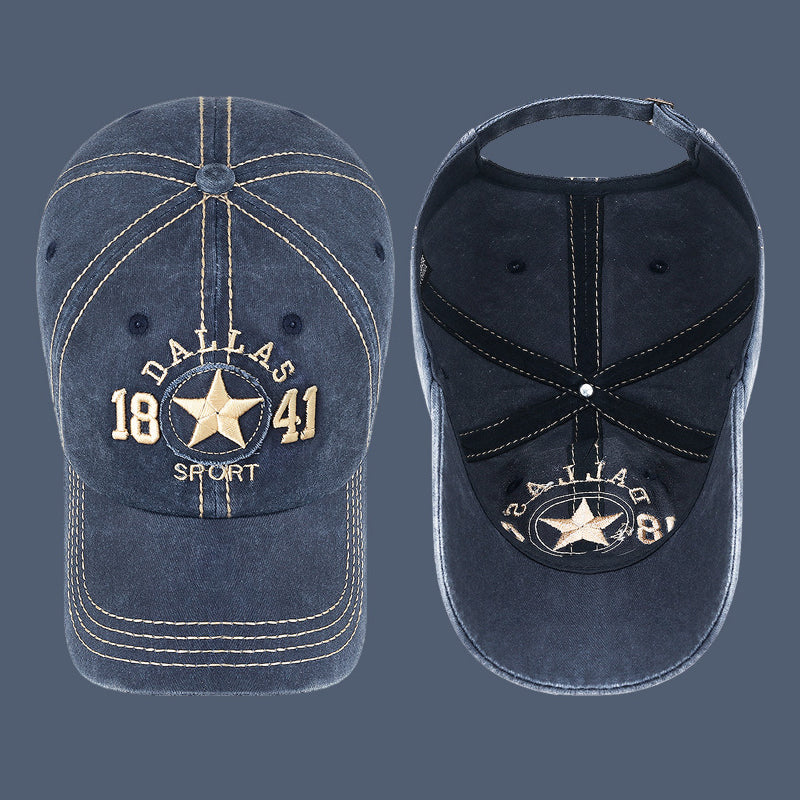 3D Embroidery Baseball Cap for Men Women, Casual Sport Sun Hat, Three-Line Sewing, Unisex Outdoor Trucker Caps Dad Hats