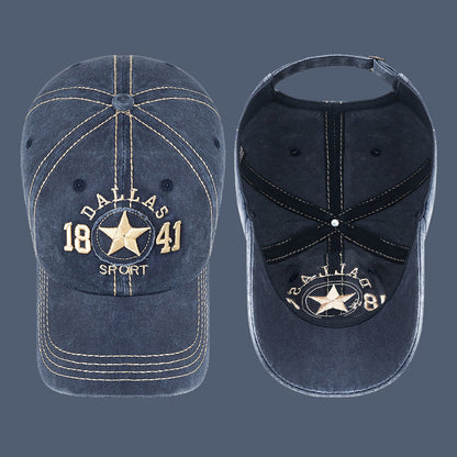 3D Embroidery Baseball Cap for Men Women, Casual Sport Sun Hat, Three-Line Sewing, Unisex Outdoor Trucker Caps Dad Hats