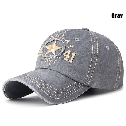3D Embroidery Baseball Cap for Men Women, Casual Sport Sun Hat, Three-Line Sewing, Unisex Outdoor Trucker Caps Dad Hats