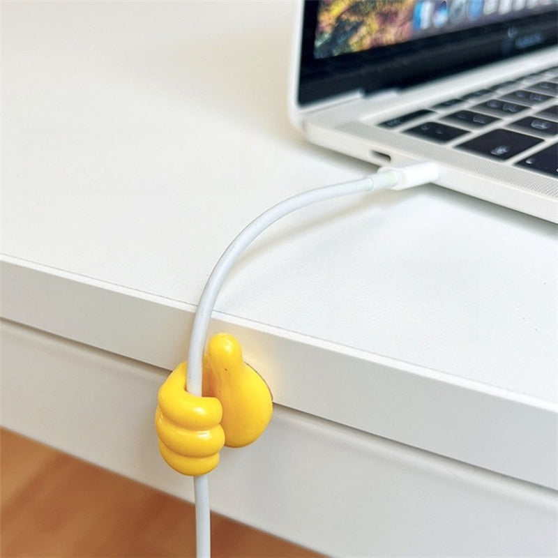Self Adhesive Mini Hook Organizer, Hand Holder for Glasses, Cords, Power Cables & Charging Wires, Car, Wall Gadget