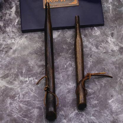 Solid Wood Axe Handle With Cowhide Lanyard For Reliable Tooling 4
