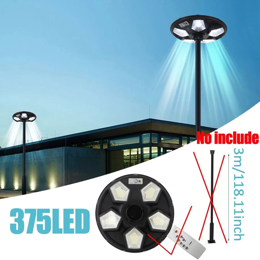 Motion Sensor Solar Floor Lamp For Outdoor Security And Emergency Use 11