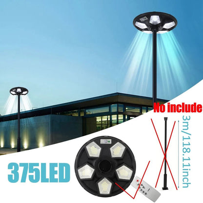 Motion Sensor Solar Floor Lamp For Outdoor Security And Emergency Use 11