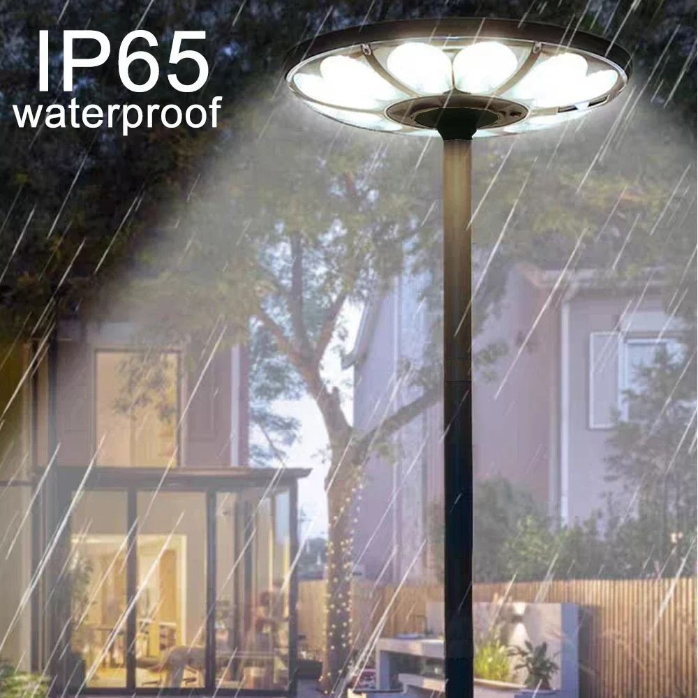 Motion Sensor Solar Floor Lamp For Outdoor Security And Emergency Use 2