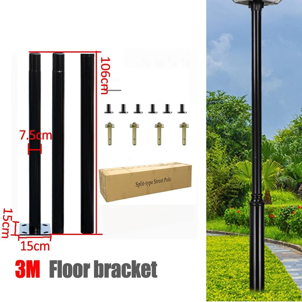 Motion Sensor Solar Floor Lamp For Outdoor Security And Emergency Use 7