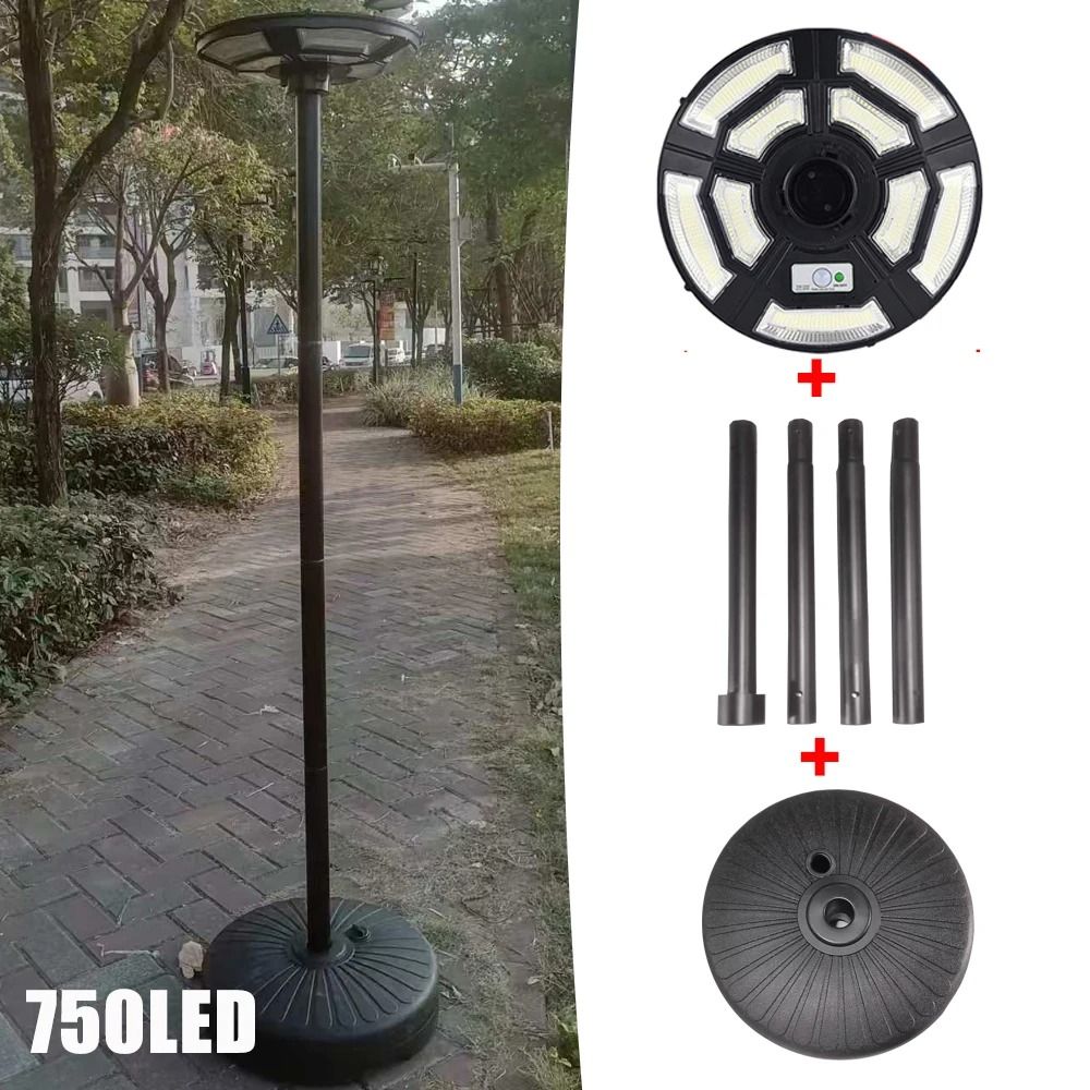 Motion Sensor Solar Floor Lamp For Outdoor Security And Emergency Use 13