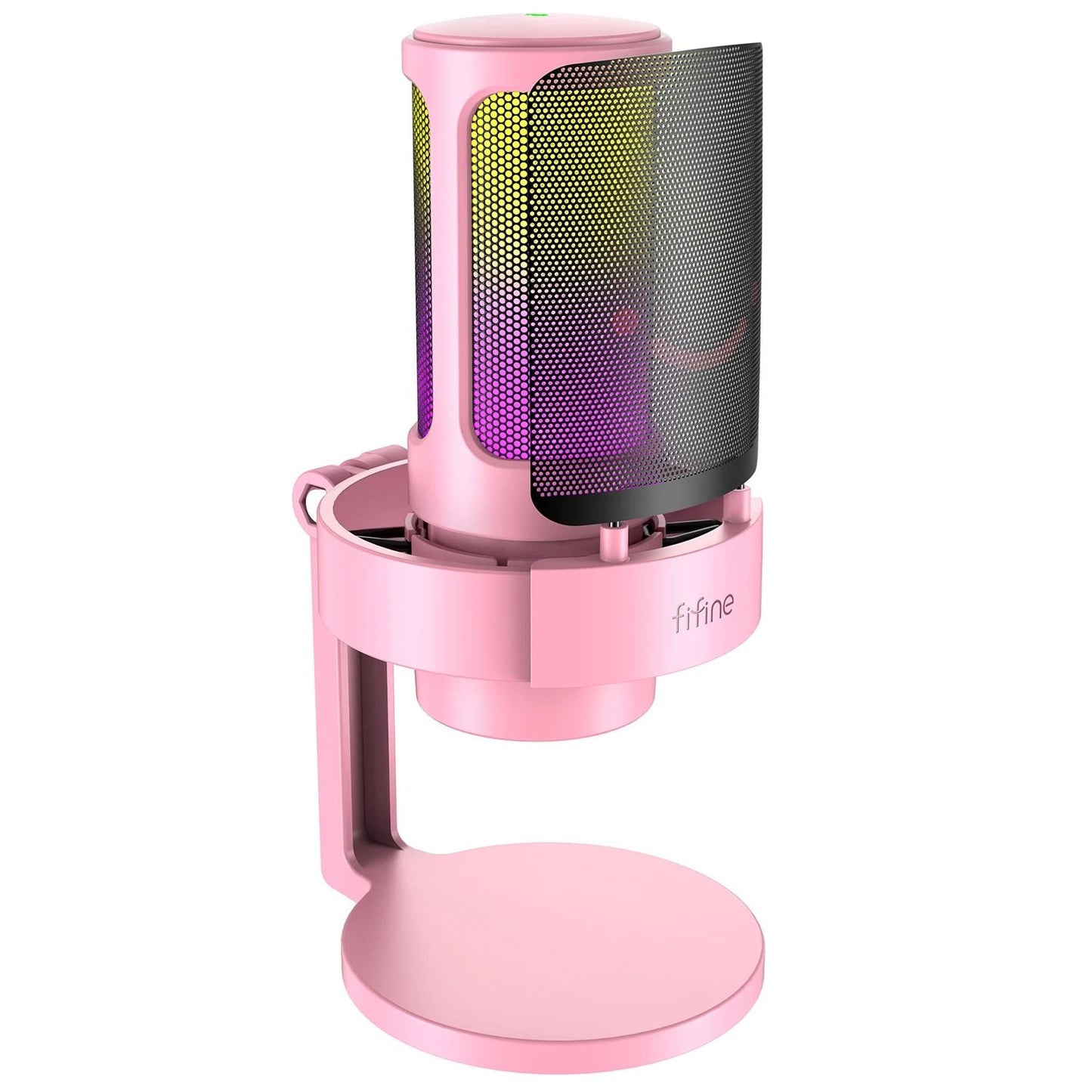 Wireless RGB Condenser Microphone With Touch Mute And Headphone Monitoring 6