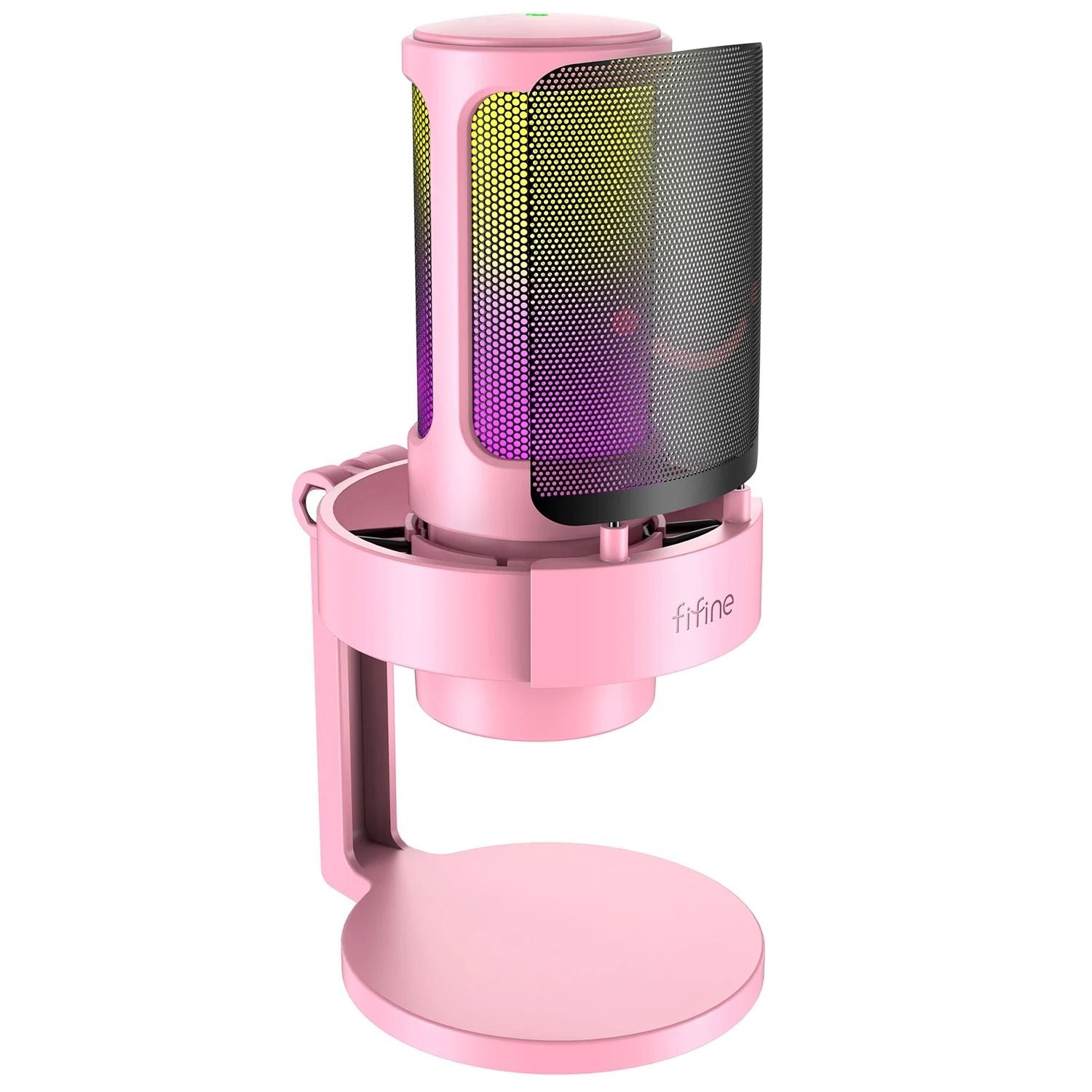 Wireless RGB Condenser Microphone With Touch Mute And Headphone Monitoring 6