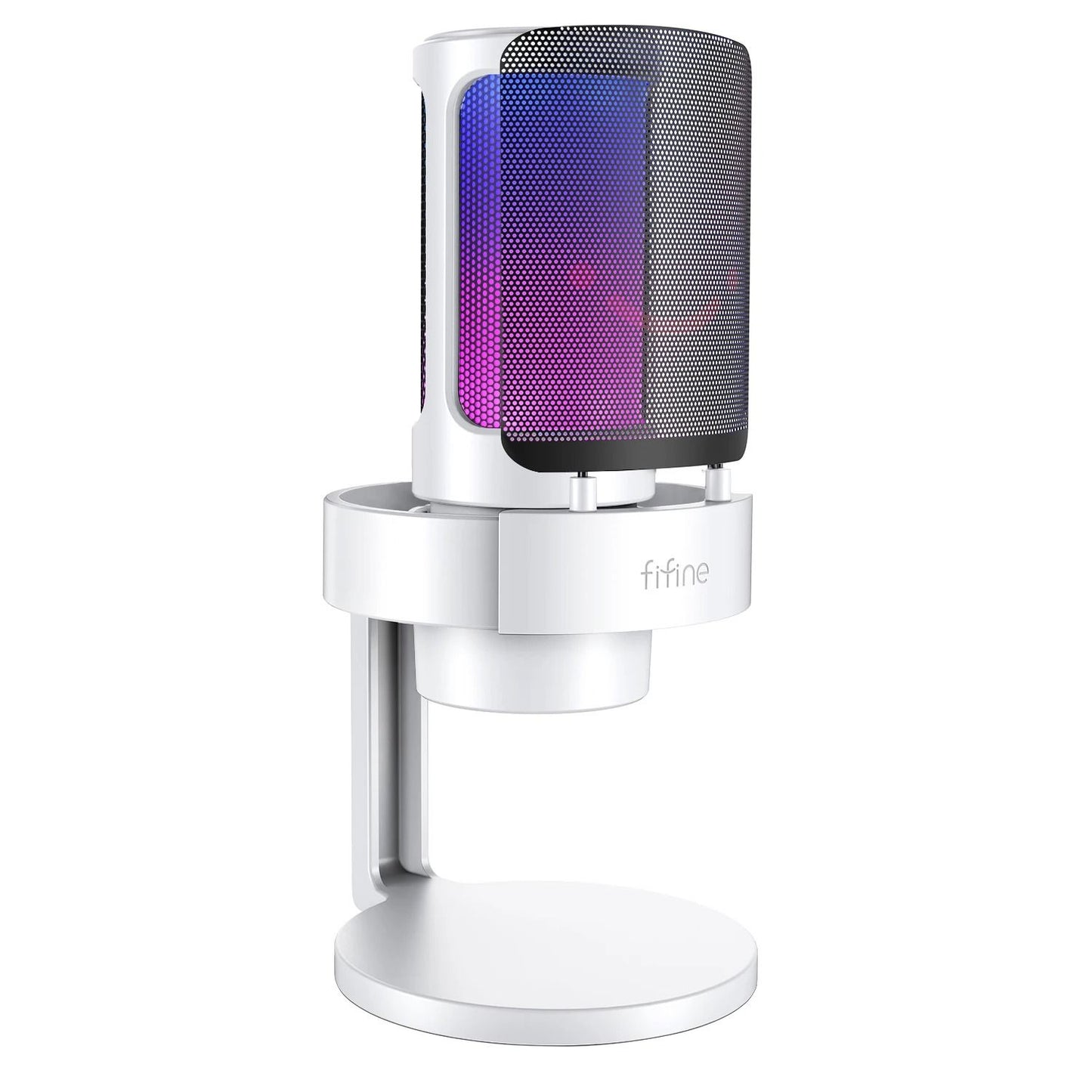 Wireless RGB Condenser Microphone With Touch Mute And Headphone Monitoring 7