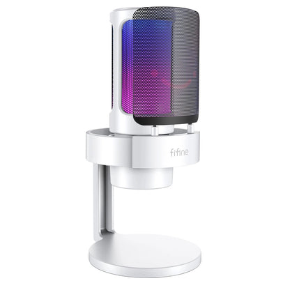 Wireless RGB Condenser Microphone With Touch Mute And Headphone Monitoring 7