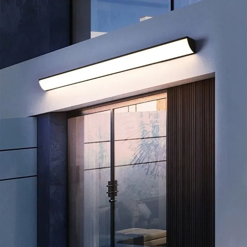 Long Strip Minimalist Outdoor LED Wall Light For Stylish Home Lighting 2
